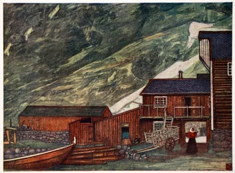 Op de fjord, Sundalsoren, 1905